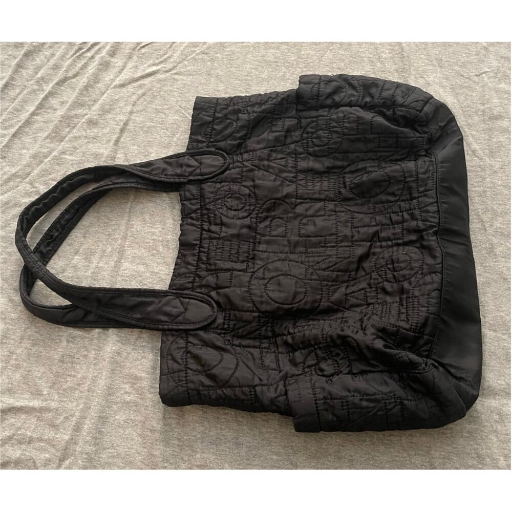 Kenneth Cole Reaction Womens Black Quilted Shoulder Bag Tote - Picture 4 of 13